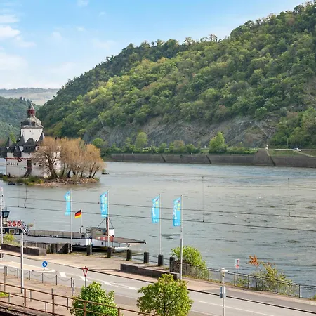 Burgblick Appartement Kaub Buitenkant foto